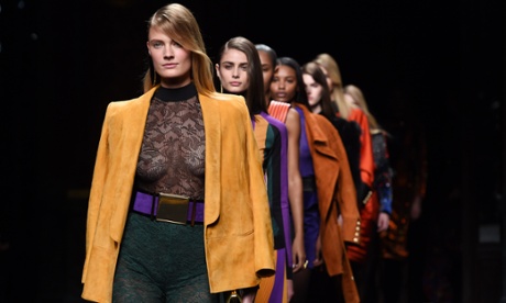 Balmain's autumn/winter 2015 collection at Paris fashion week