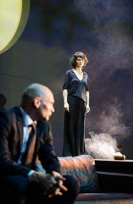 Patrick O'Kane and Juliette Binoche in Antigone.