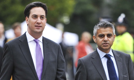 Ed Miliband and Sadiq Khan