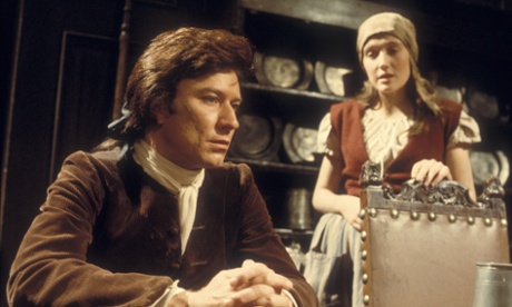 Robin Ellis and Gillian Bailey in the 1970s TV adaptation of Poldark.