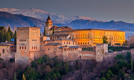 The Alhambra in Granada, Spain