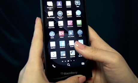 phablet large smartphone blackberry