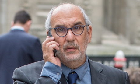 Alan Yentob outside the high court on Thursday