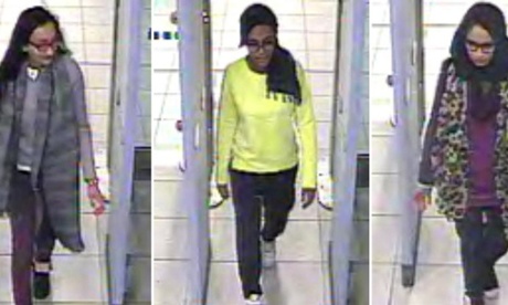 Kadiza Sultana, Amira Abase and Shamima Begum