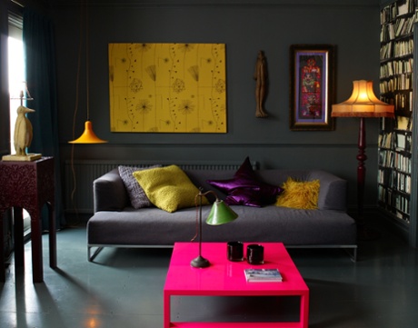 Eclectic living room