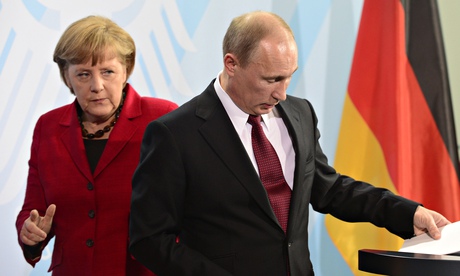 Merkel and Putin in Berlin