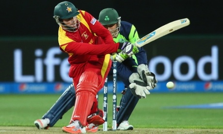 Brendan Taylor in action against Ireland.