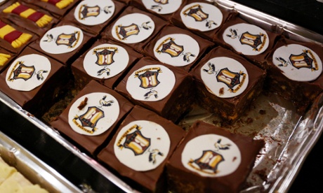 And someone's already attacked the brownies.