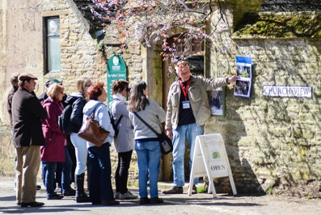Oxfordshire town of Bampton where Downton Abbey if filmed.