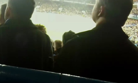 The view from the disabled fan's area at Stamford Bridge.