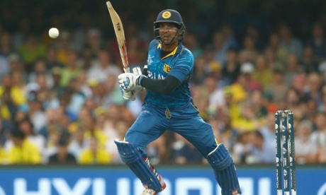 Kumar Sangakkara doing his thing. (Mark Kolbe/Getty Images)