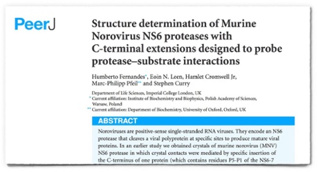 Front page of the scientific paper discussed in the article