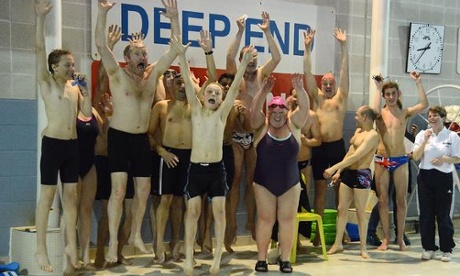 Barnet swimming club joining Sally at Finchley leisure centre