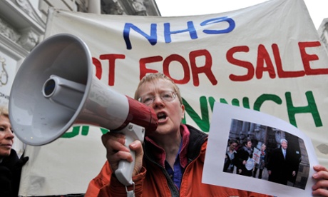 NHS protest