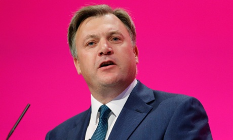 Shadow chancellor Ed Balls