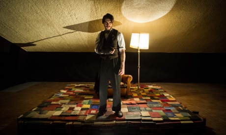 Harry Lloyd in 2014 production of Notes From Underground at the Notting Hill Coronet.