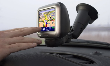 TomTom car satellite navigation system