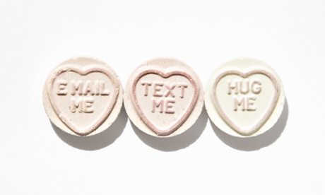 Love heart sweets