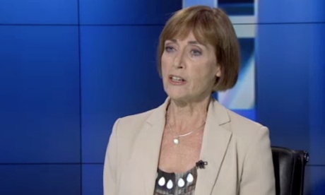 Dr Gabrielle McMullin during her interview by ABC.