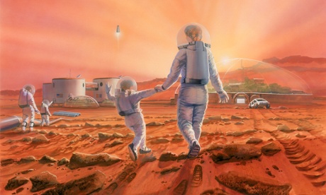 Impression of life on Mars
