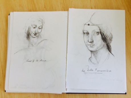 Betty Churcher's sketches.