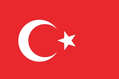 Flag of Turkey.