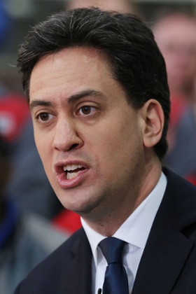 Labour party leader Ed Miliband conducts a Q&A session at David Brown Gear Systems in Huddersfield while on the General Election campaign trail. PRESS ASSOCIATION Photo. Picture date: Wednesday April 1, 2015. See PA story ELECTION Main. Photo credit should read: Chris Radburn/PA Wire