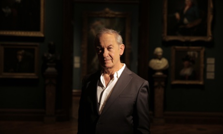 Simon Schama at the launch of his forthcoming exhibition at the National Portrait Gallery