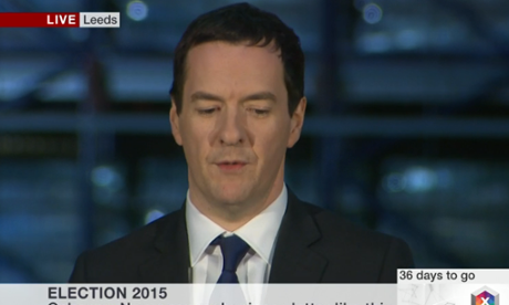 George Osborne speaking in West Yorkshire