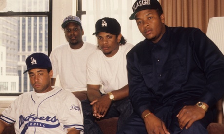 NWA: MC Ren, DJ Yella, Eazy-E and Dr Dre.