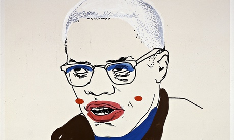 Glenn Ligon's Malcolm X