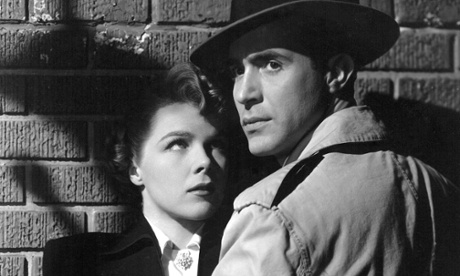 Sally Forrest and Ricardo Montalbán in Mystery Street, 1950.