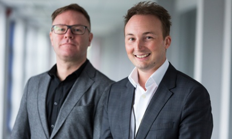 Chris Lord and David Newns, founders of Nerudia.