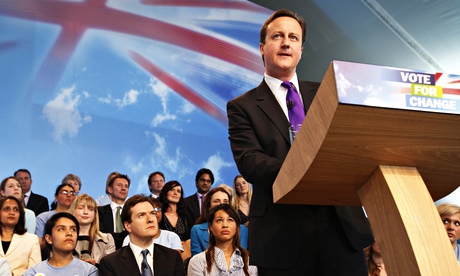 David Cameron launches the 2010 Tory manifesto