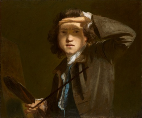 Sir Joshua Reynolds Self-portrait, circa 1749.