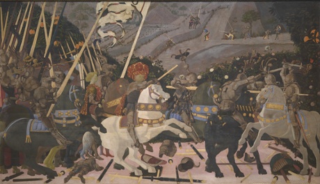 Glorious pageant of chivalry … Paolo Uccello's The Battle of San Romano (c1438-40).