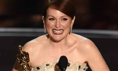 Julianne Moore with her Oscar in February 2015.