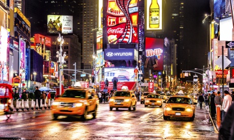 taxis in times square new york