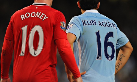 Wayne Rooney and Sergio Agüero 
