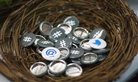Twitter Buttons at OSCON.