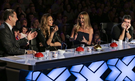 Lest ye be judged … David Walliams, Alesha Dixon, Amanda Holden, Simon Cowell.