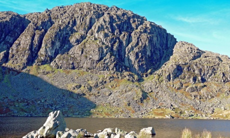 Pavey Ark looms above Stickle Tarn