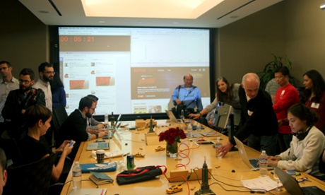 In the 'war room' at Netflix HQ