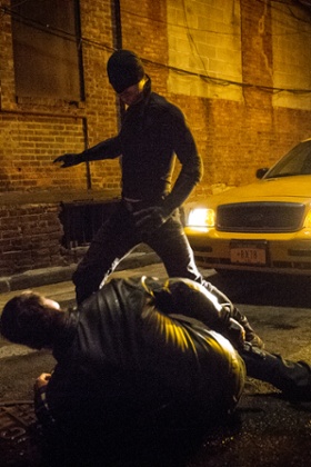Daredevil, confronting the one person in the world who can't stream his new show