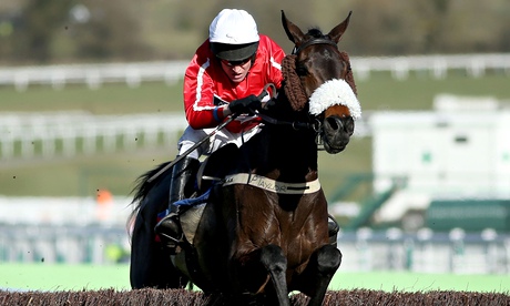 Grand National runner The Druids Nephew winning at Cheltenham