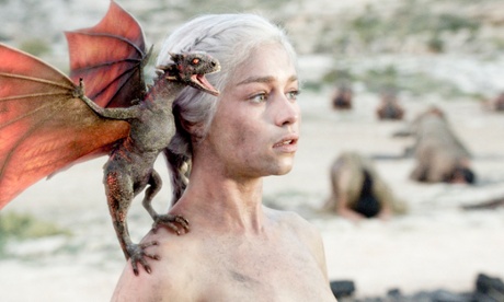 Emilia Clarke as Daenerys from Game of Thrones.