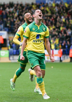 Graham Dorrans celebrates.