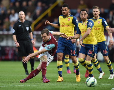 Ashley Barnes has a shot.