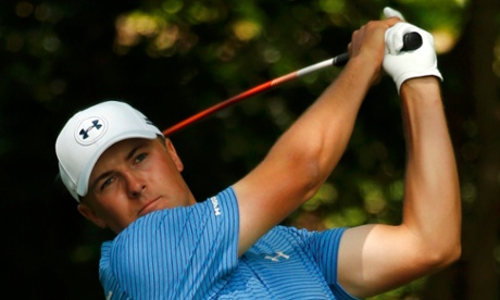 Jordan Spieth is bidding to win his first major at the Masters in Augusta.