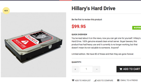Hillary hard drive